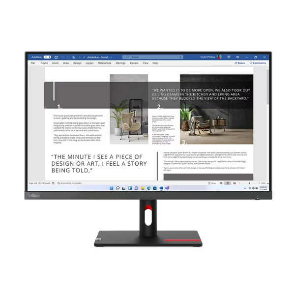 Màn hình Lenovo Think Vision S27i-30 63DFKAR4WW