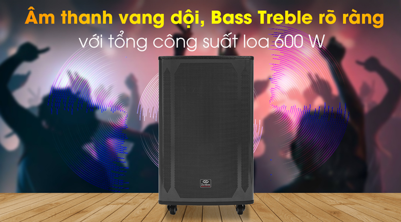 Loa Karaoke Zenbos K-200 600W - Công suất