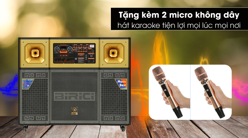 Loa kéo karaoke Birici NB-6889 - Tiện ích