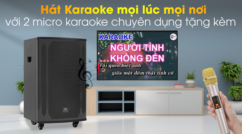 Loa Karaoke Zenbos K-200 600W - Karaoke