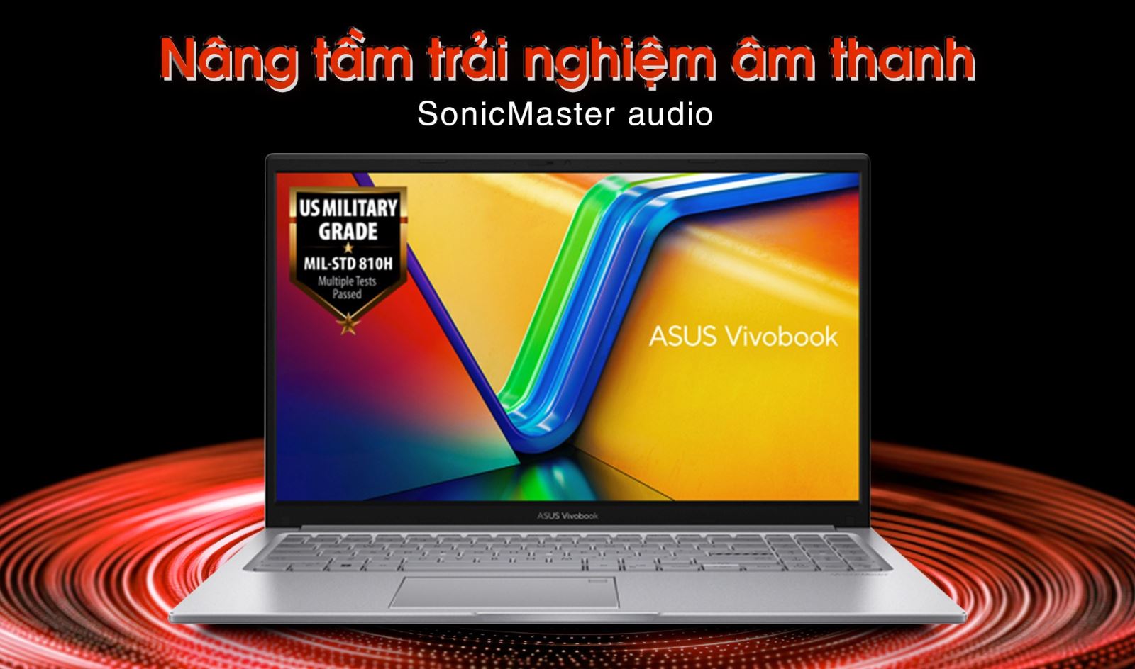 Asus Vivobook 15 X1504VA i3 1315U (NJ1634W) - Âm thanh Asus Vivobook 15 X1504VA i3 1315U (NJ1634W) - Âm thanh