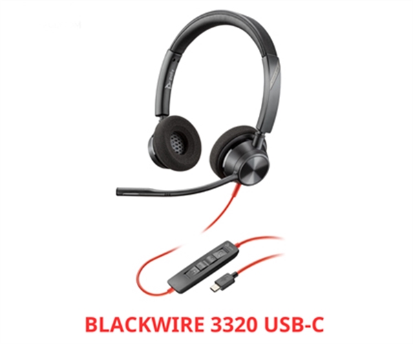 TAI NGHE Poly Blackwire 3320 Stereo